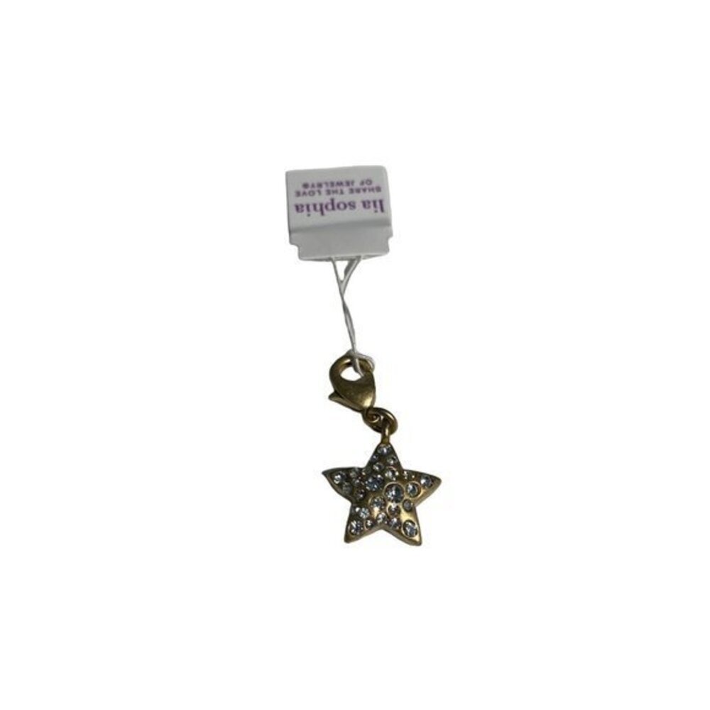 Lia Sophia‎ Star Charm Gold Tone with crystals